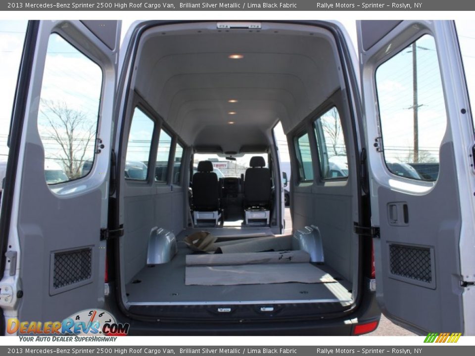 2013 Mercedes-Benz Sprinter 2500 High Roof Cargo Van Brilliant Silver Metallic / Lima Black Fabric Photo #17