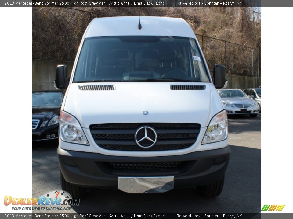 2013 Mercedes-Benz Sprinter 2500 High Roof Crew Van Arctic White / Lima Black Fabric Photo #2