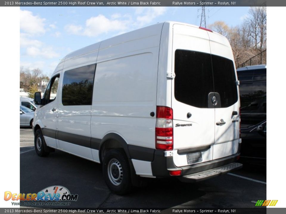 2013 Mercedes-Benz Sprinter 2500 High Roof Crew Van Arctic White / Lima Black Fabric Photo #4
