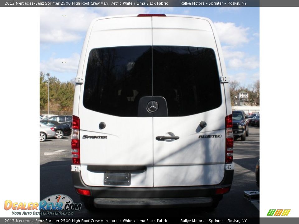 2013 Mercedes-Benz Sprinter 2500 High Roof Crew Van Arctic White / Lima Black Fabric Photo #5