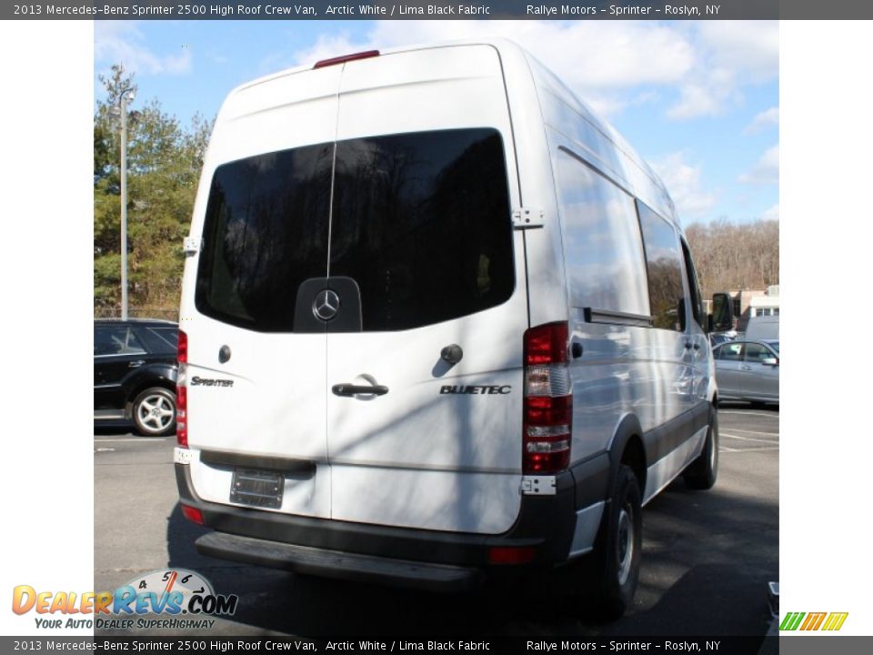 2013 Mercedes-Benz Sprinter 2500 High Roof Crew Van Arctic White / Lima Black Fabric Photo #6