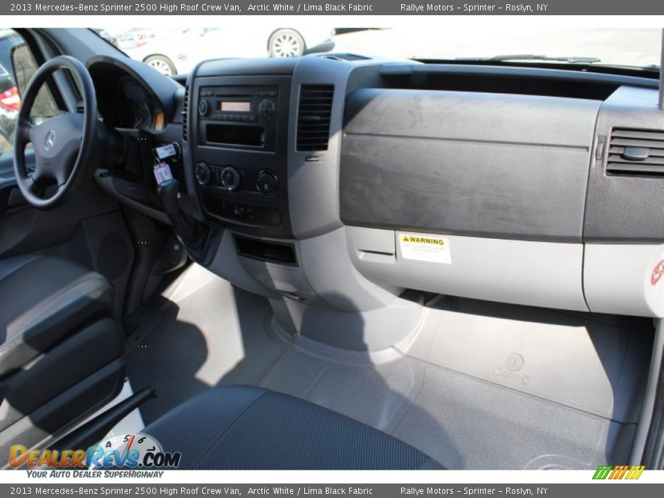 2013 Mercedes-Benz Sprinter 2500 High Roof Crew Van Arctic White / Lima Black Fabric Photo #9