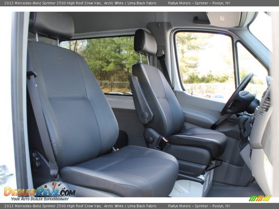 2013 Mercedes-Benz Sprinter 2500 High Roof Crew Van Arctic White / Lima Black Fabric Photo #10