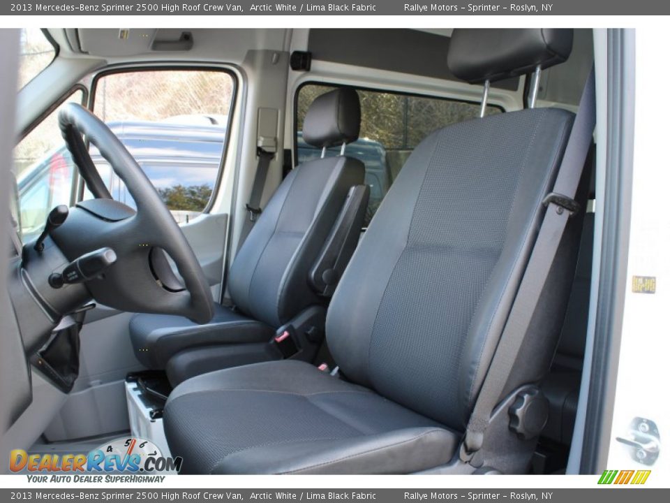 2013 Mercedes-Benz Sprinter 2500 High Roof Crew Van Arctic White / Lima Black Fabric Photo #12
