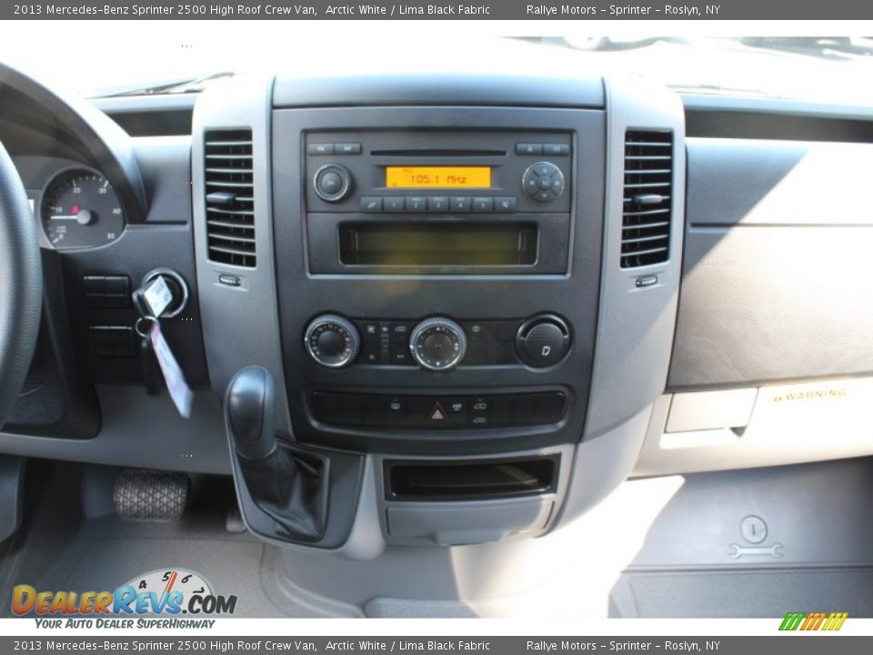 2013 Mercedes-Benz Sprinter 2500 High Roof Crew Van Arctic White / Lima Black Fabric Photo #13