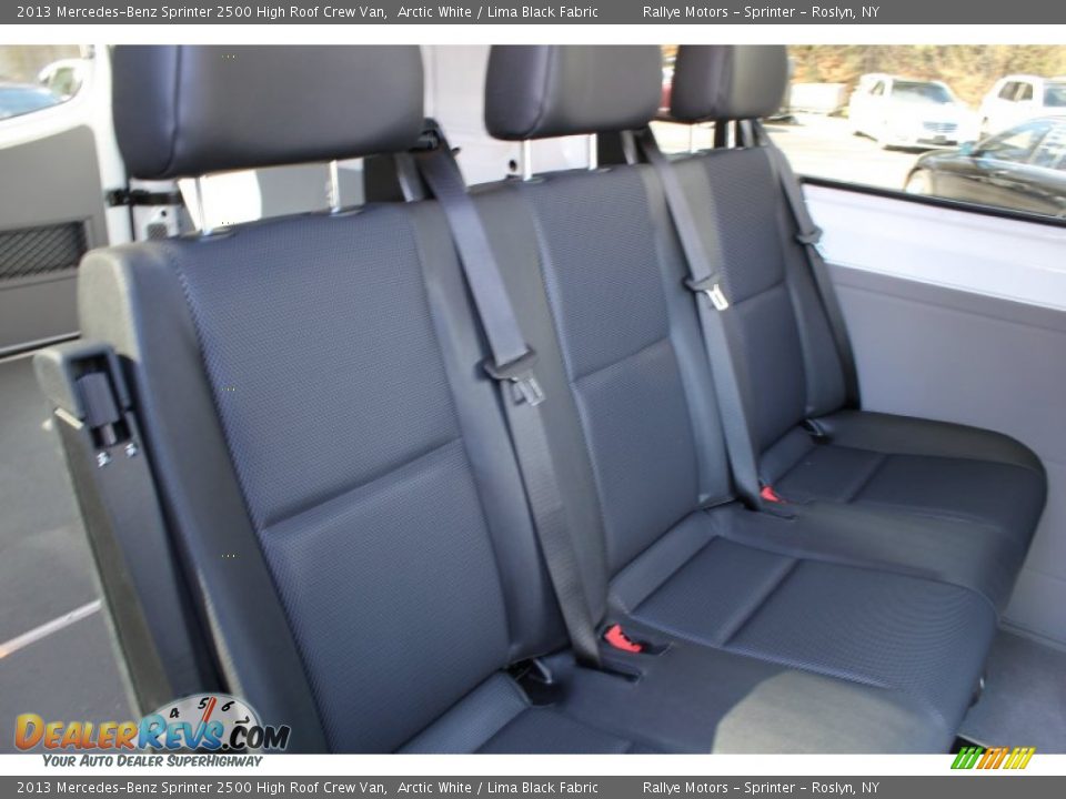 2013 Mercedes-Benz Sprinter 2500 High Roof Crew Van Arctic White / Lima Black Fabric Photo #17