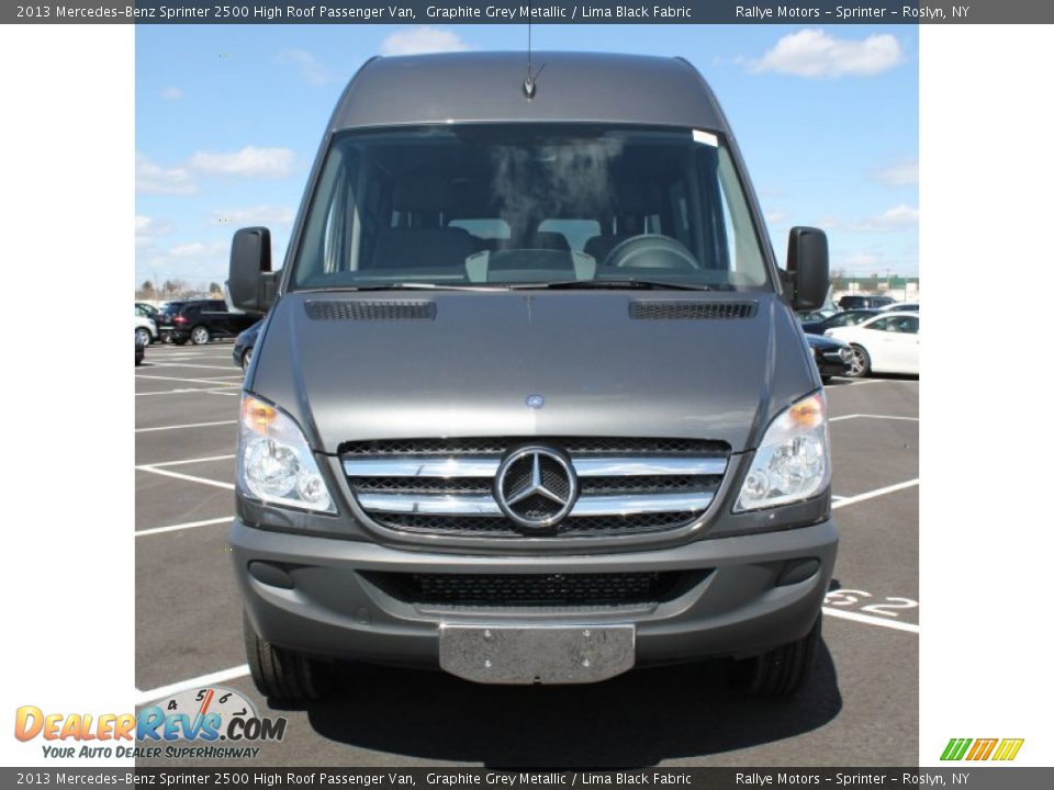2013 Mercedes-Benz Sprinter 2500 High Roof Passenger Van Graphite Grey Metallic / Lima Black Fabric Photo #2