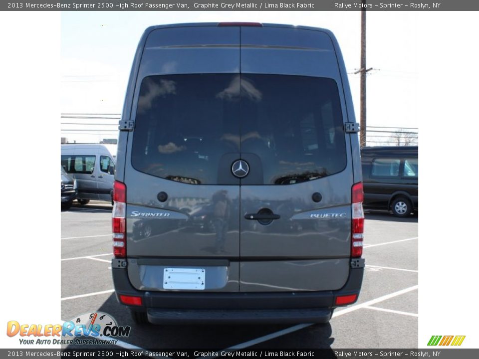 2013 Mercedes-Benz Sprinter 2500 High Roof Passenger Van Graphite Grey Metallic / Lima Black Fabric Photo #4