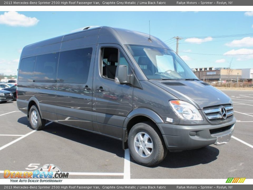 Front 3/4 View of 2013 Mercedes-Benz Sprinter 2500 High Roof Passenger Van Photo #7
