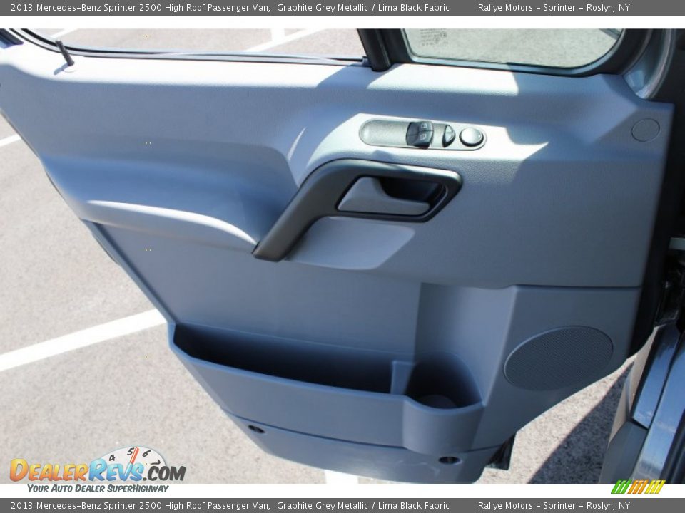 2013 Mercedes-Benz Sprinter 2500 High Roof Passenger Van Graphite Grey Metallic / Lima Black Fabric Photo #10