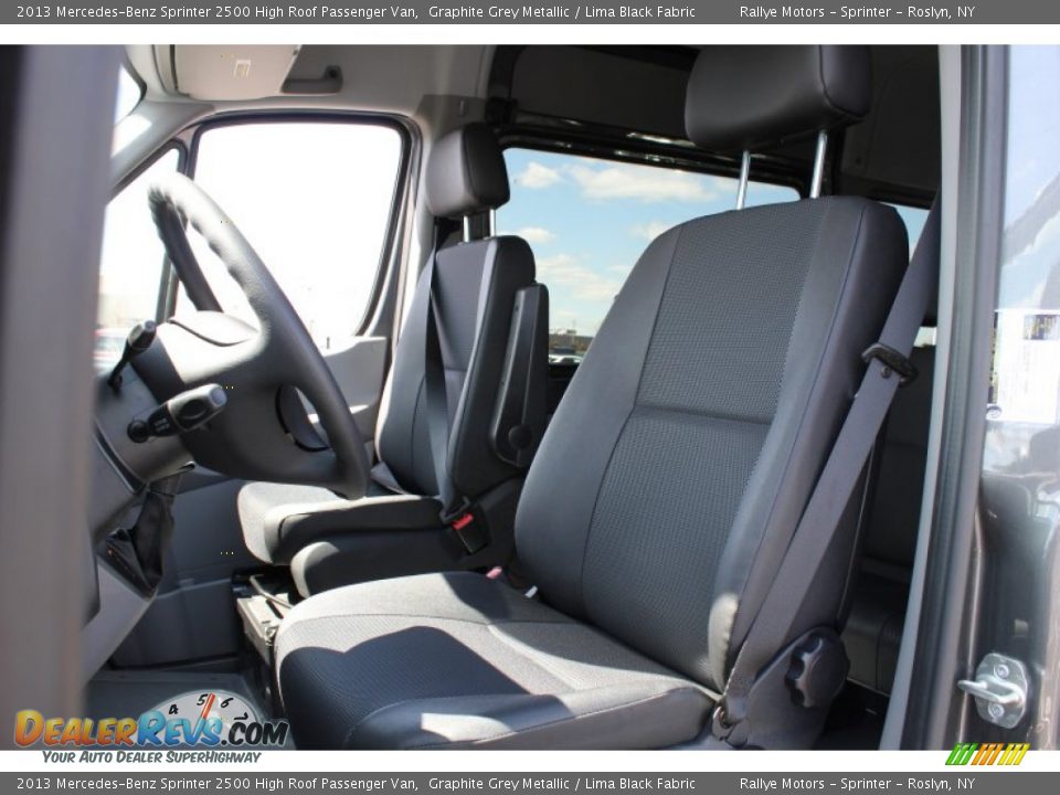 2013 Mercedes-Benz Sprinter 2500 High Roof Passenger Van Graphite Grey Metallic / Lima Black Fabric Photo #11