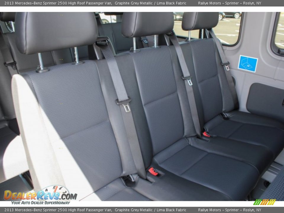 Rear Seat of 2013 Mercedes-Benz Sprinter 2500 High Roof Passenger Van Photo #16