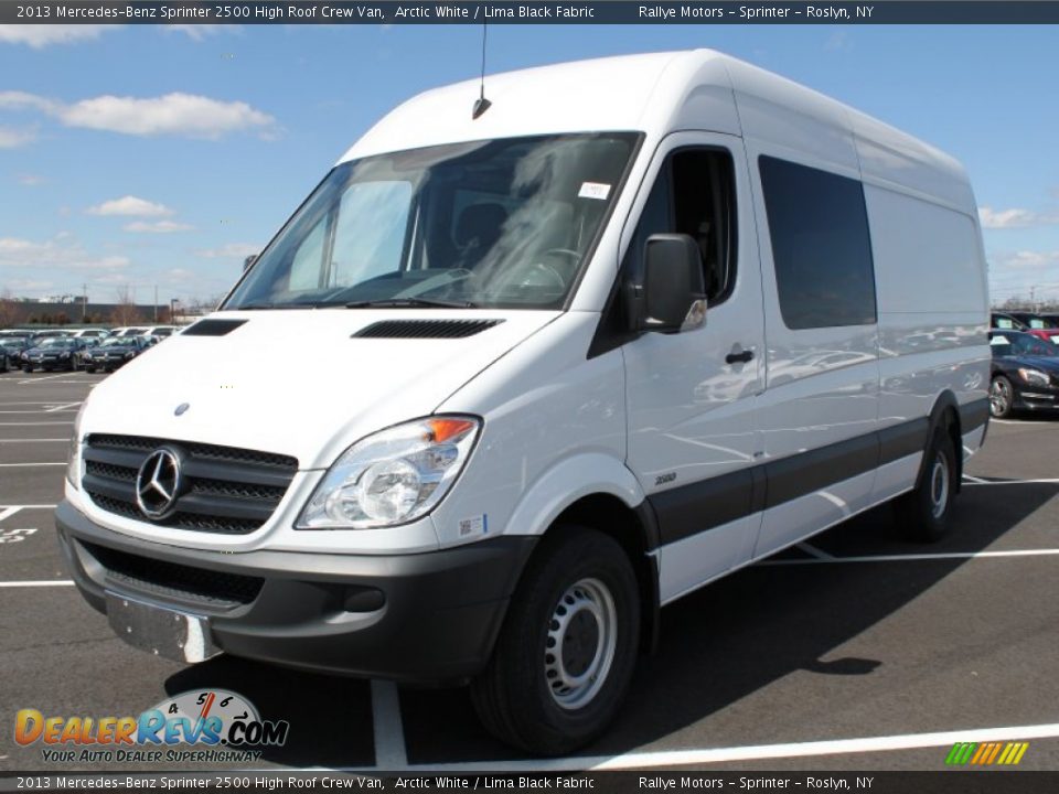 Front 3/4 View of 2013 Mercedes-Benz Sprinter 2500 High Roof Crew Van Photo #1
