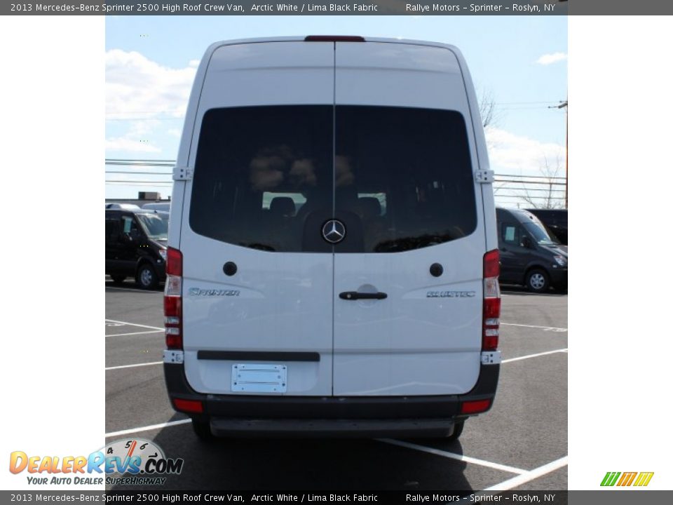 2013 Mercedes-Benz Sprinter 2500 High Roof Crew Van Arctic White / Lima Black Fabric Photo #5