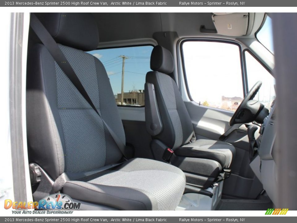 2013 Mercedes-Benz Sprinter 2500 High Roof Crew Van Arctic White / Lima Black Fabric Photo #10