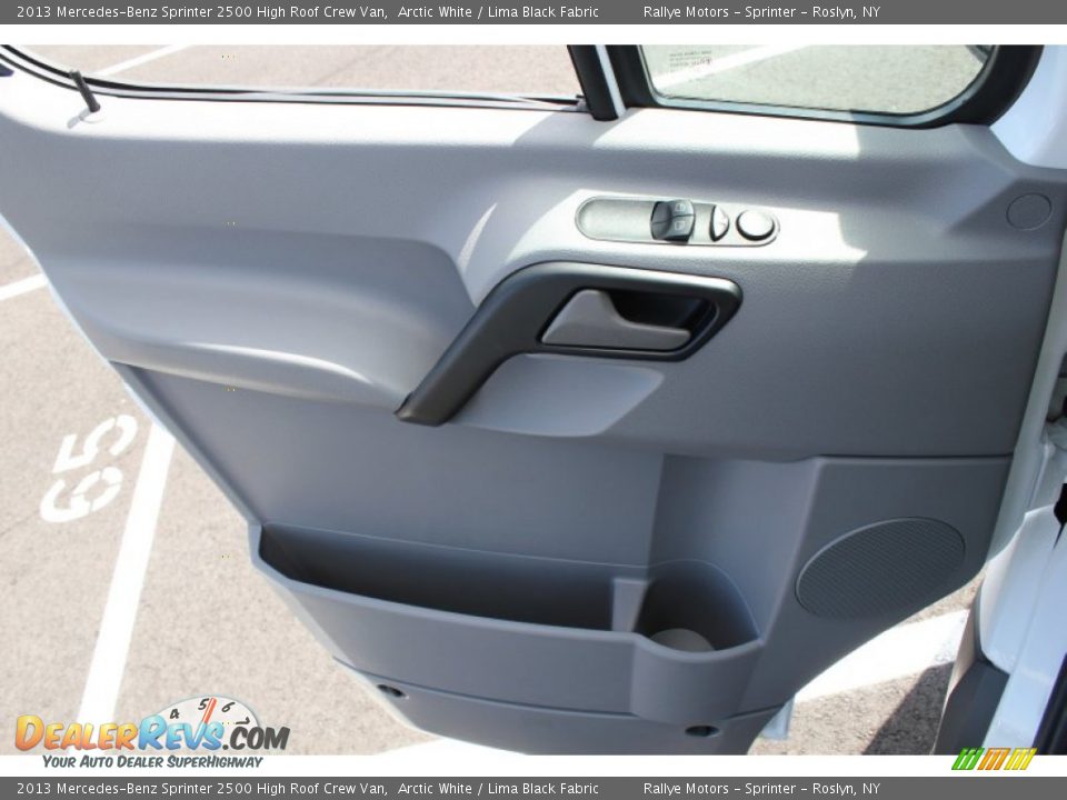 2013 Mercedes-Benz Sprinter 2500 High Roof Crew Van Arctic White / Lima Black Fabric Photo #11