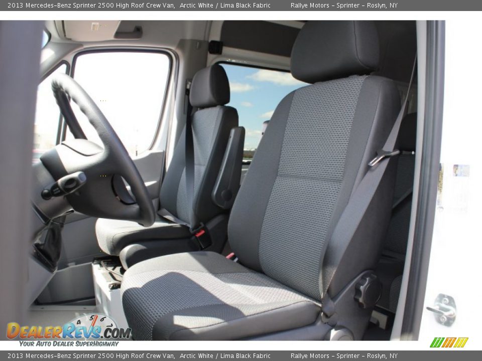 2013 Mercedes-Benz Sprinter 2500 High Roof Crew Van Arctic White / Lima Black Fabric Photo #12