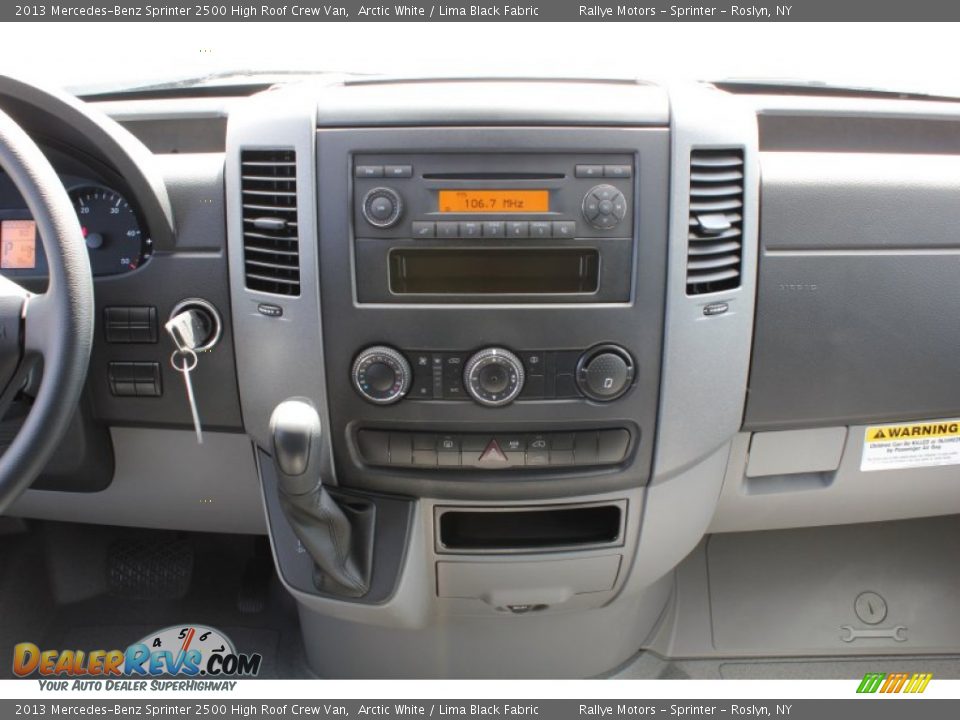 2013 Mercedes-Benz Sprinter 2500 High Roof Crew Van Arctic White / Lima Black Fabric Photo #13