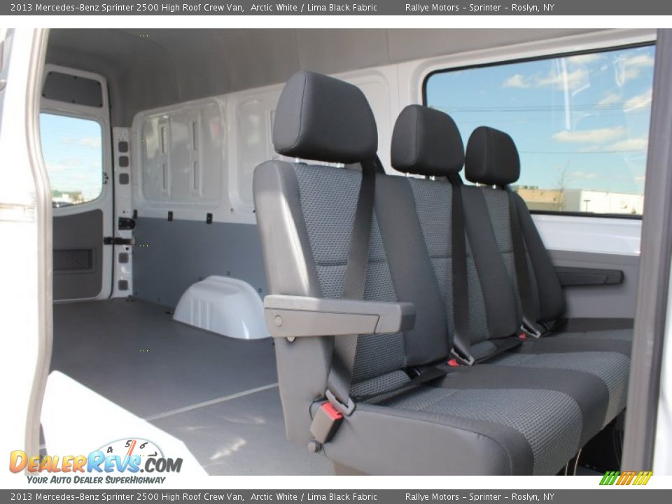 2013 Mercedes-Benz Sprinter 2500 High Roof Crew Van Arctic White / Lima Black Fabric Photo #17