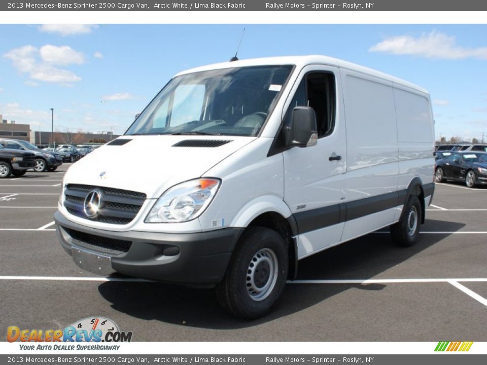 2013 Mercedes-Benz Sprinter 2500 Cargo Van Arctic White / Lima Black Fabric Photo #1