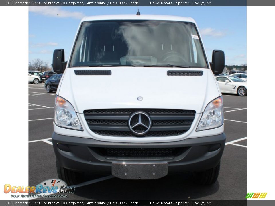 2013 Mercedes-Benz Sprinter 2500 Cargo Van Arctic White / Lima Black Fabric Photo #2