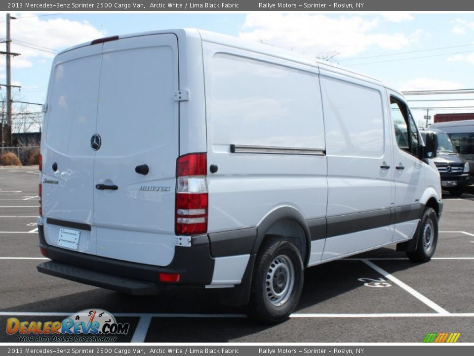 2013 Mercedes-Benz Sprinter 2500 Cargo Van Arctic White / Lima Black Fabric Photo #5