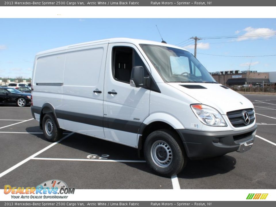 2013 Mercedes-Benz Sprinter 2500 Cargo Van Arctic White / Lima Black Fabric Photo #7