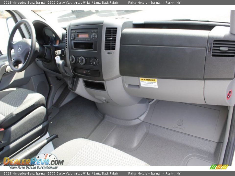 2013 Mercedes-Benz Sprinter 2500 Cargo Van Arctic White / Lima Black Fabric Photo #8