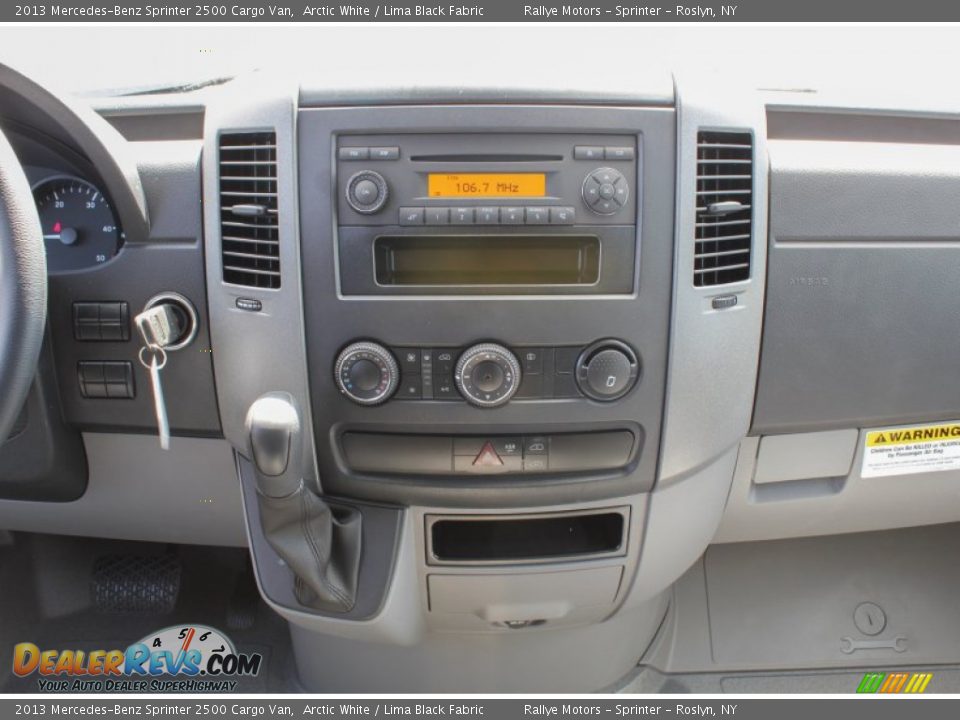 2013 Mercedes-Benz Sprinter 2500 Cargo Van Arctic White / Lima Black Fabric Photo #12