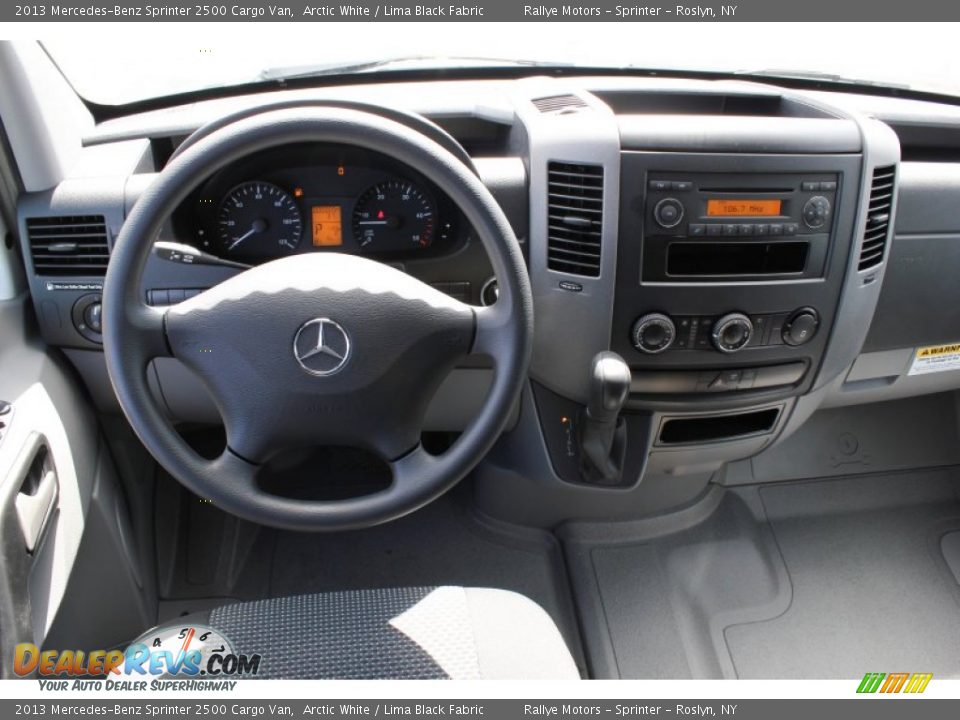 2013 Mercedes-Benz Sprinter 2500 Cargo Van Arctic White / Lima Black Fabric Photo #13