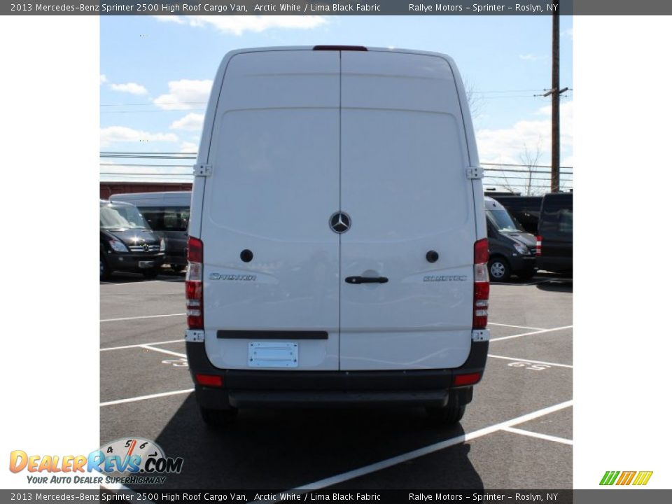 2013 Mercedes-Benz Sprinter 2500 High Roof Cargo Van Arctic White / Lima Black Fabric Photo #5
