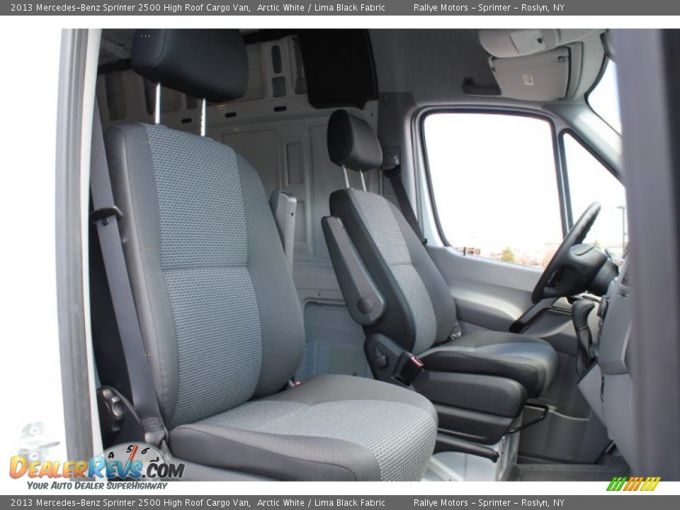 2013 Mercedes-Benz Sprinter 2500 High Roof Cargo Van Arctic White / Lima Black Fabric Photo #10