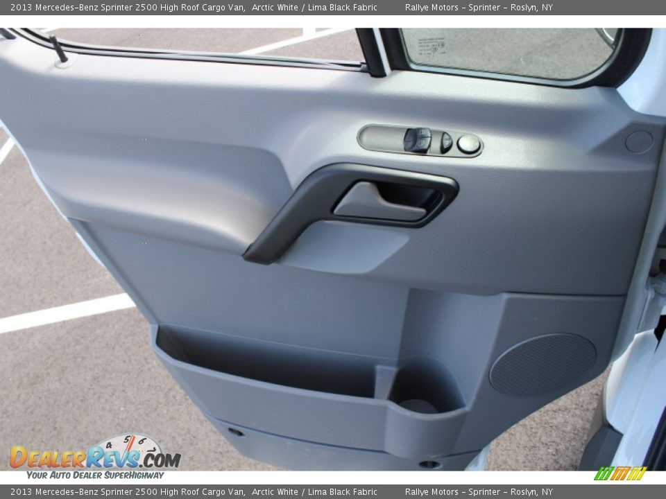 2013 Mercedes-Benz Sprinter 2500 High Roof Cargo Van Arctic White / Lima Black Fabric Photo #11