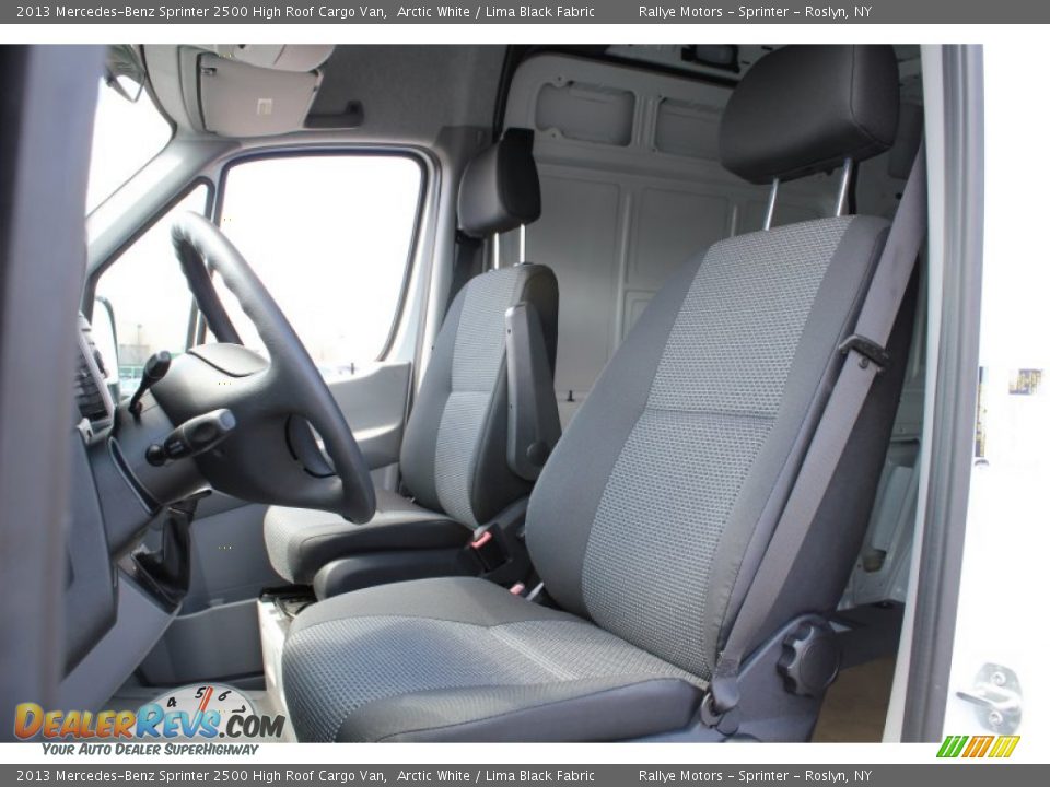 2013 Mercedes-Benz Sprinter 2500 High Roof Cargo Van Arctic White / Lima Black Fabric Photo #12