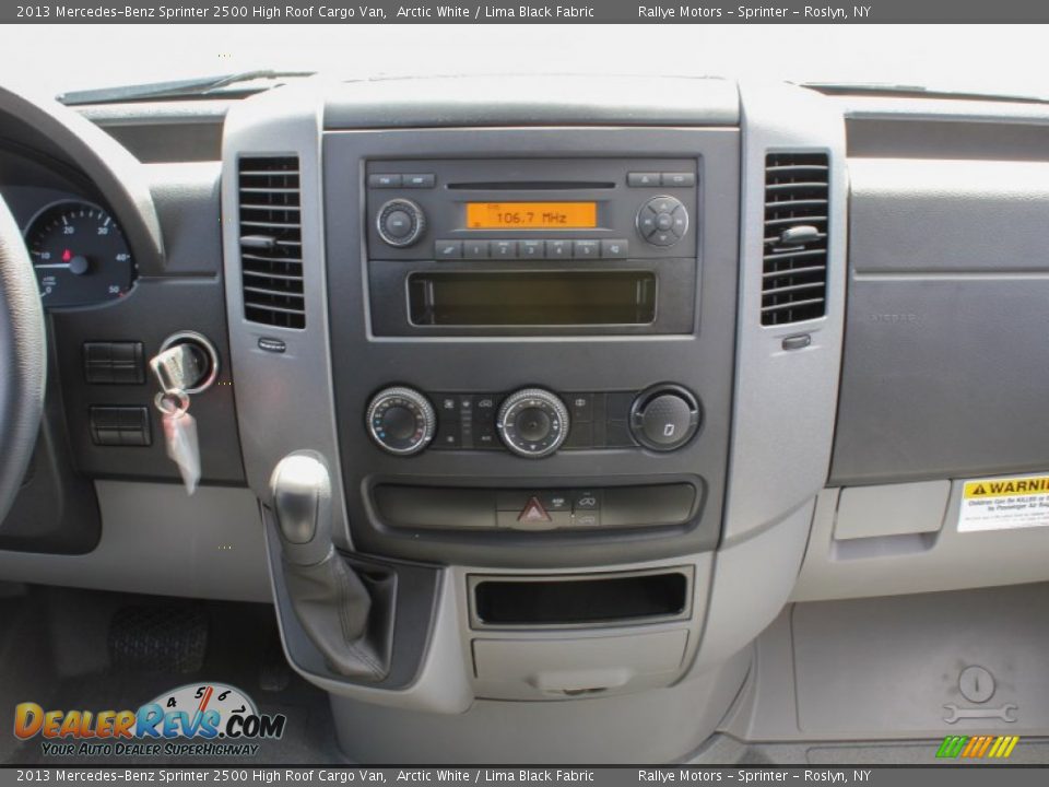 2013 Mercedes-Benz Sprinter 2500 High Roof Cargo Van Arctic White / Lima Black Fabric Photo #13