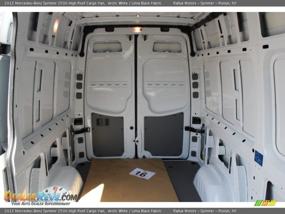 2013 Mercedes-Benz Sprinter 2500 High Roof Cargo Van Arctic White / Lima Black Fabric Photo #16
