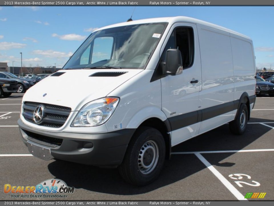 2013 Mercedes-Benz Sprinter 2500 Cargo Van Arctic White / Lima Black Fabric Photo #1