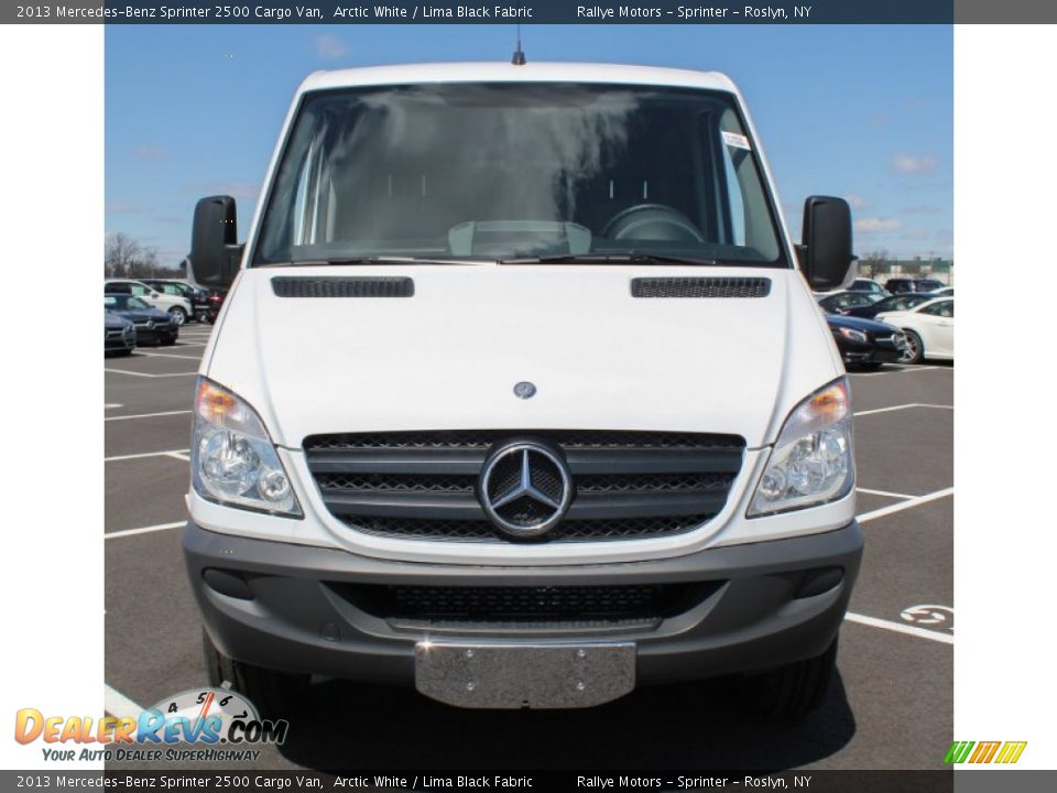 2013 Mercedes-Benz Sprinter 2500 Cargo Van Arctic White / Lima Black Fabric Photo #2