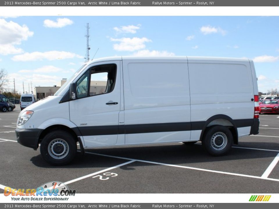 2013 Mercedes-Benz Sprinter 2500 Cargo Van Arctic White / Lima Black Fabric Photo #3
