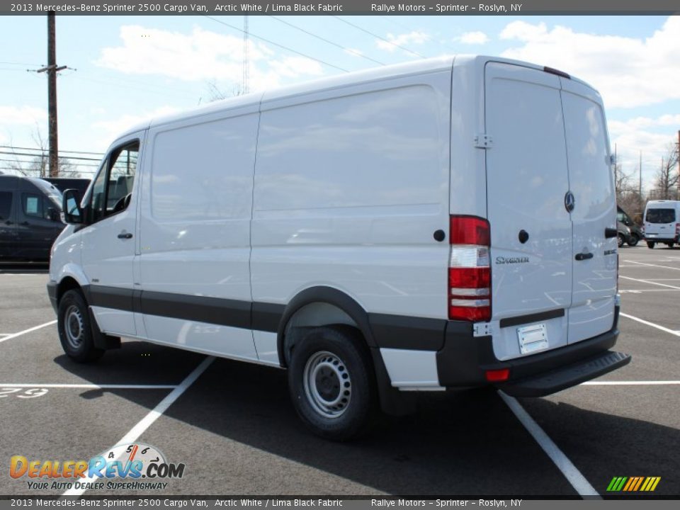 2013 Mercedes-Benz Sprinter 2500 Cargo Van Arctic White / Lima Black Fabric Photo #4