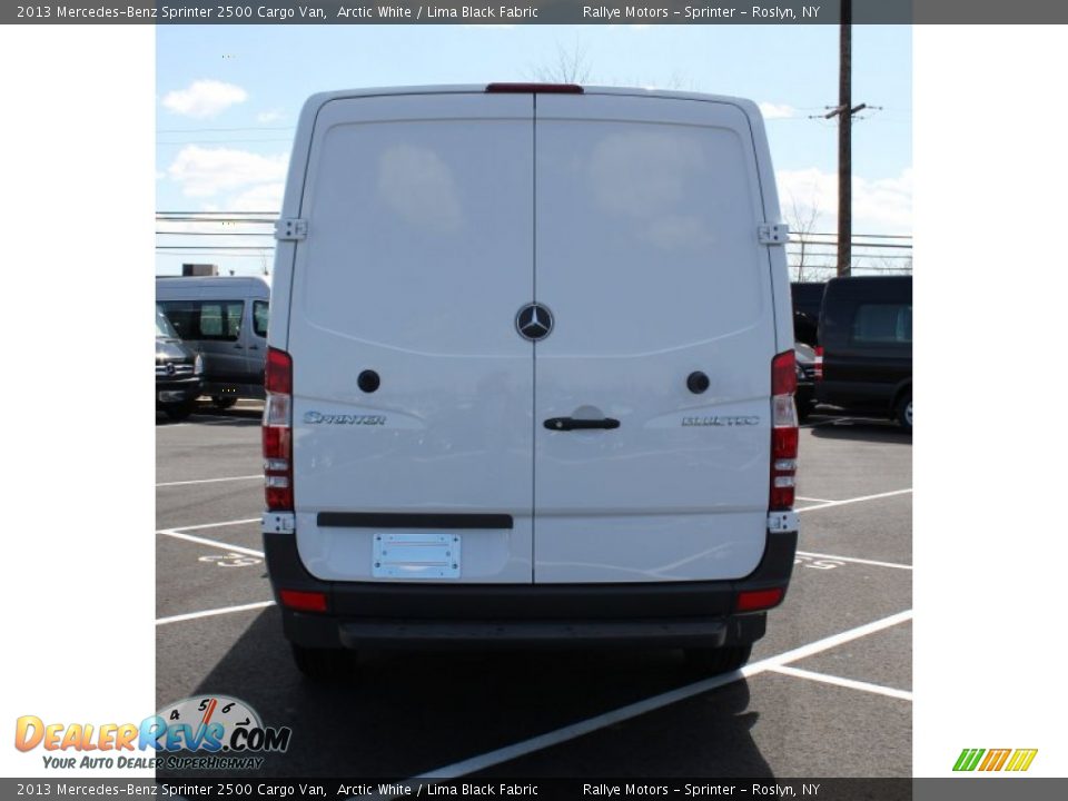 2013 Mercedes-Benz Sprinter 2500 Cargo Van Arctic White / Lima Black Fabric Photo #5