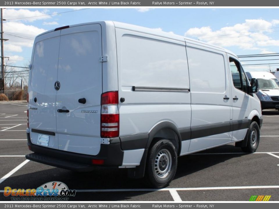 2013 Mercedes-Benz Sprinter 2500 Cargo Van Arctic White / Lima Black Fabric Photo #6