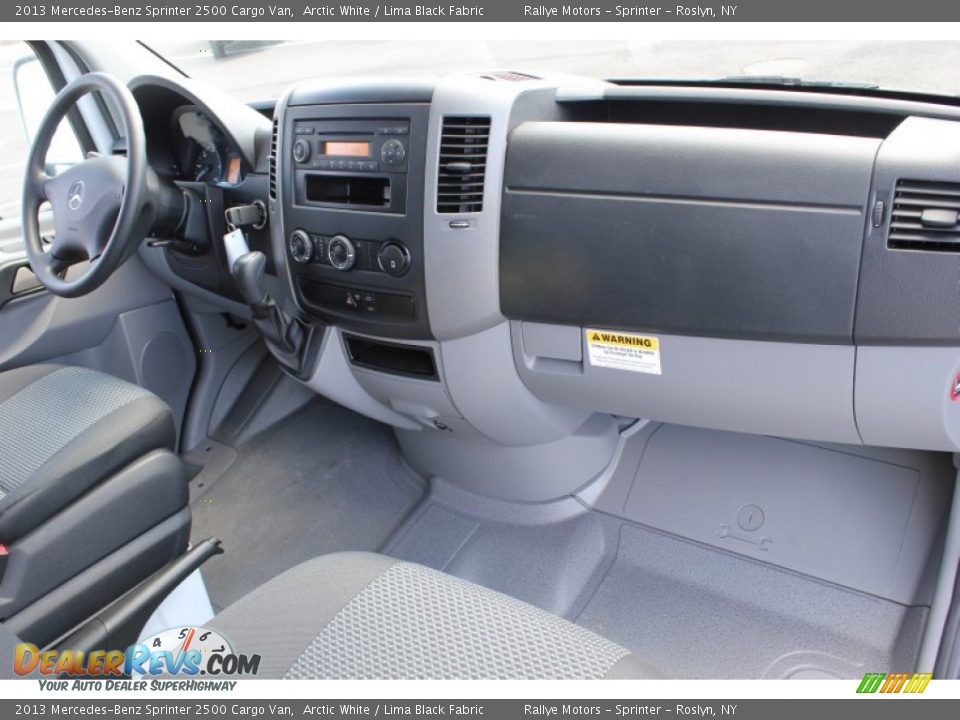 2013 Mercedes-Benz Sprinter 2500 Cargo Van Arctic White / Lima Black Fabric Photo #10