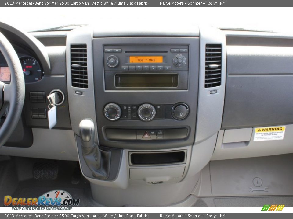 2013 Mercedes-Benz Sprinter 2500 Cargo Van Arctic White / Lima Black Fabric Photo #14