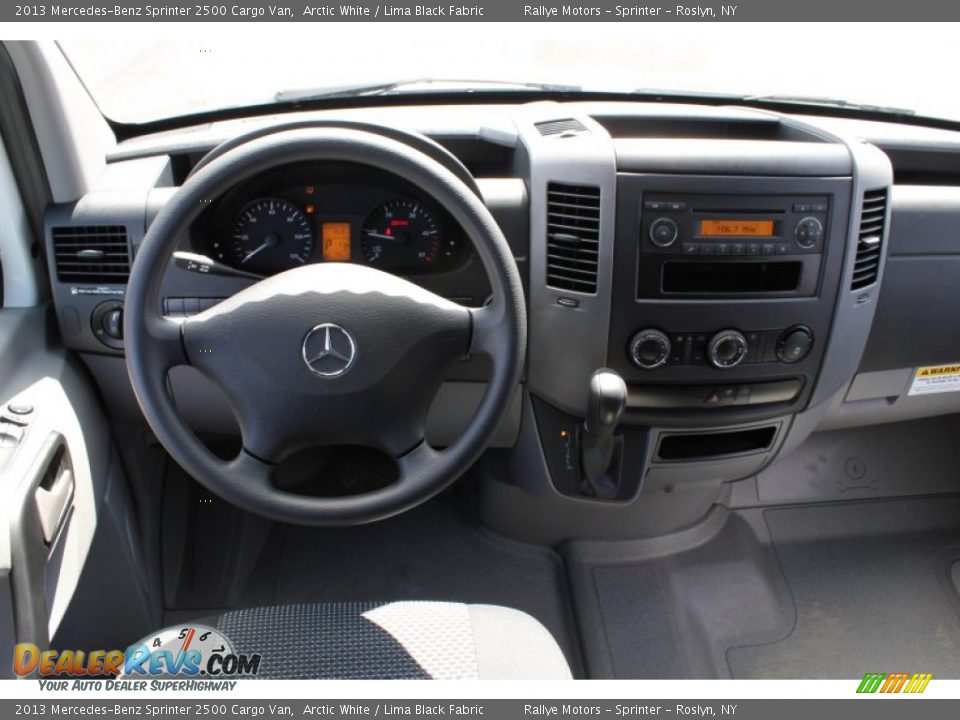 2013 Mercedes-Benz Sprinter 2500 Cargo Van Arctic White / Lima Black Fabric Photo #15