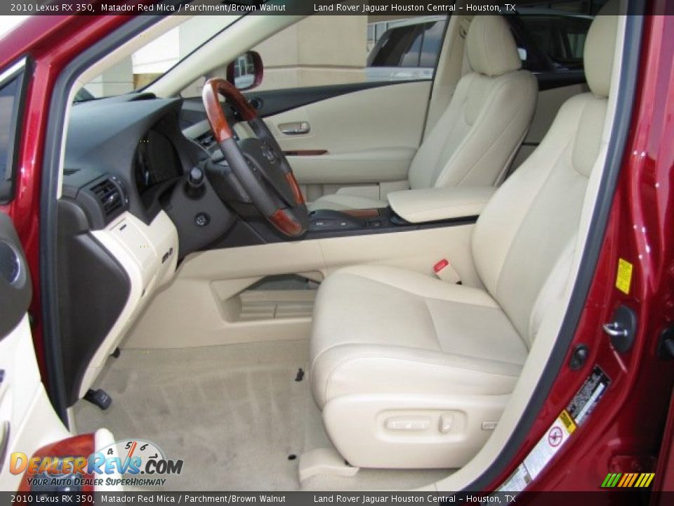 Parchment/Brown Walnut Interior - 2010 Lexus RX 350 Photo #2