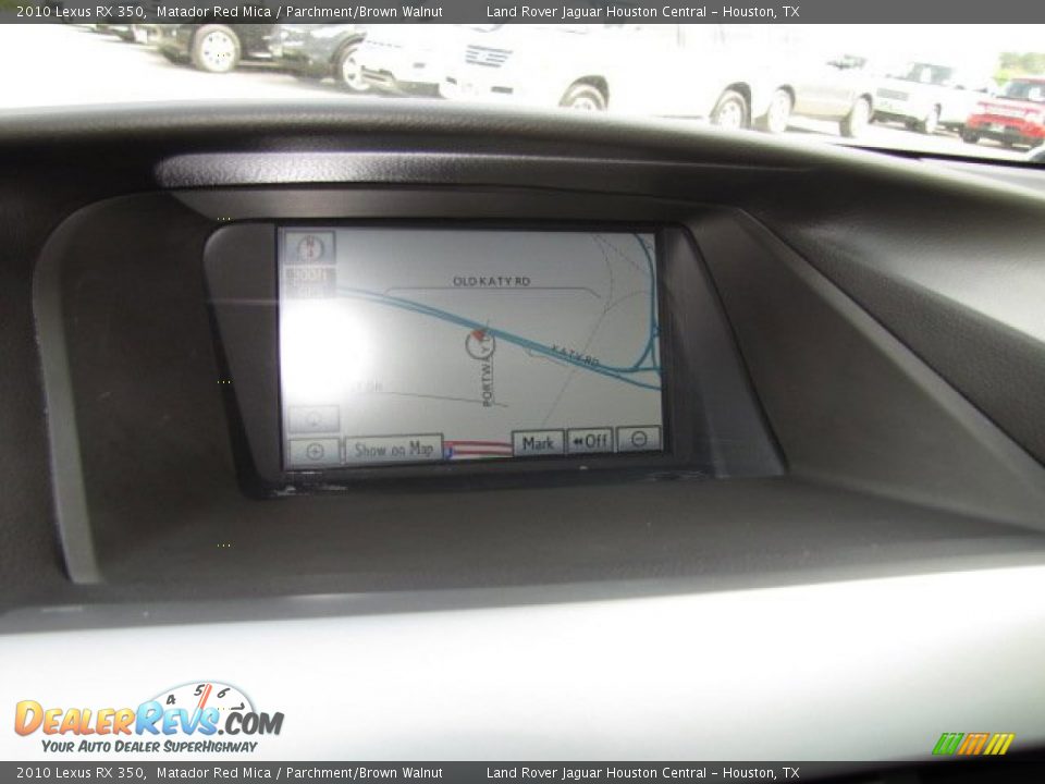 2010 Lexus RX 350 Matador Red Mica / Parchment/Brown Walnut Photo #19