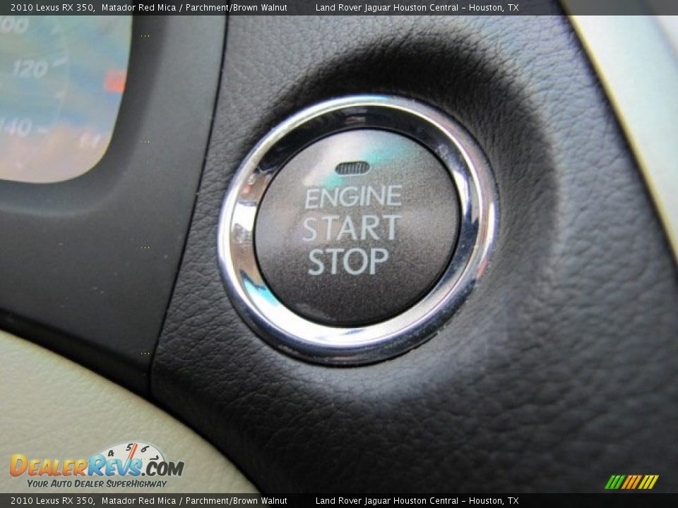 2010 Lexus RX 350 Matador Red Mica / Parchment/Brown Walnut Photo #23
