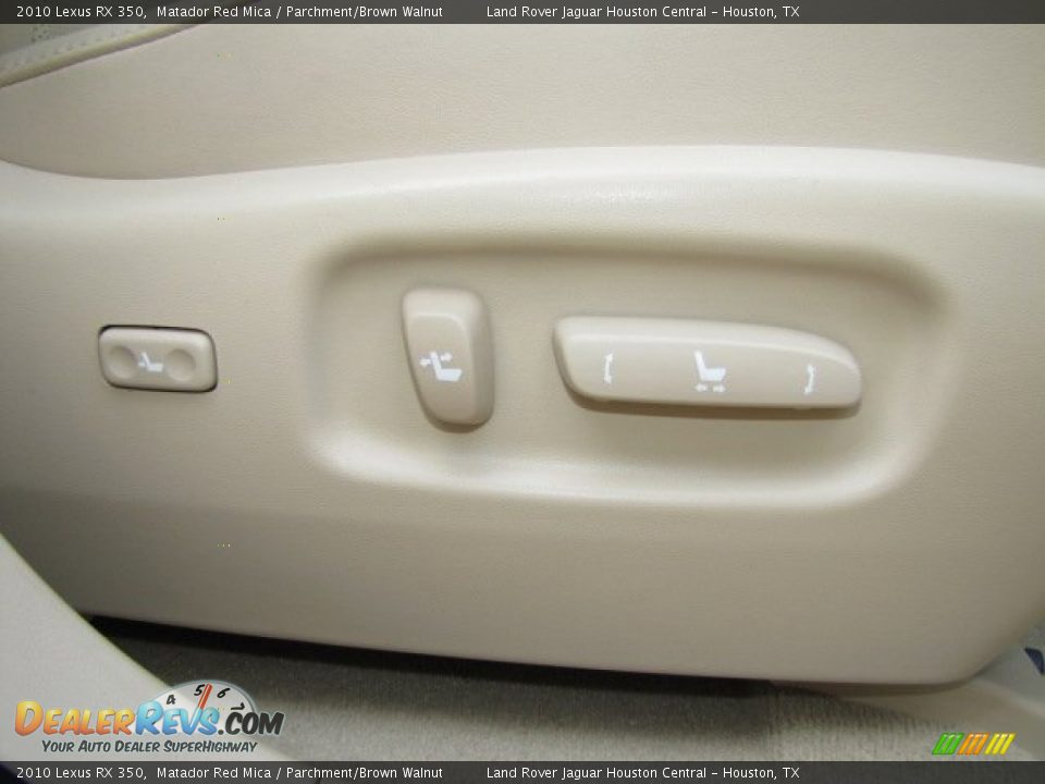 2010 Lexus RX 350 Matador Red Mica / Parchment/Brown Walnut Photo #26