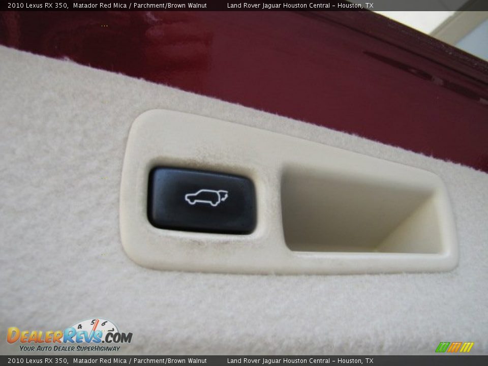 2010 Lexus RX 350 Matador Red Mica / Parchment/Brown Walnut Photo #30
